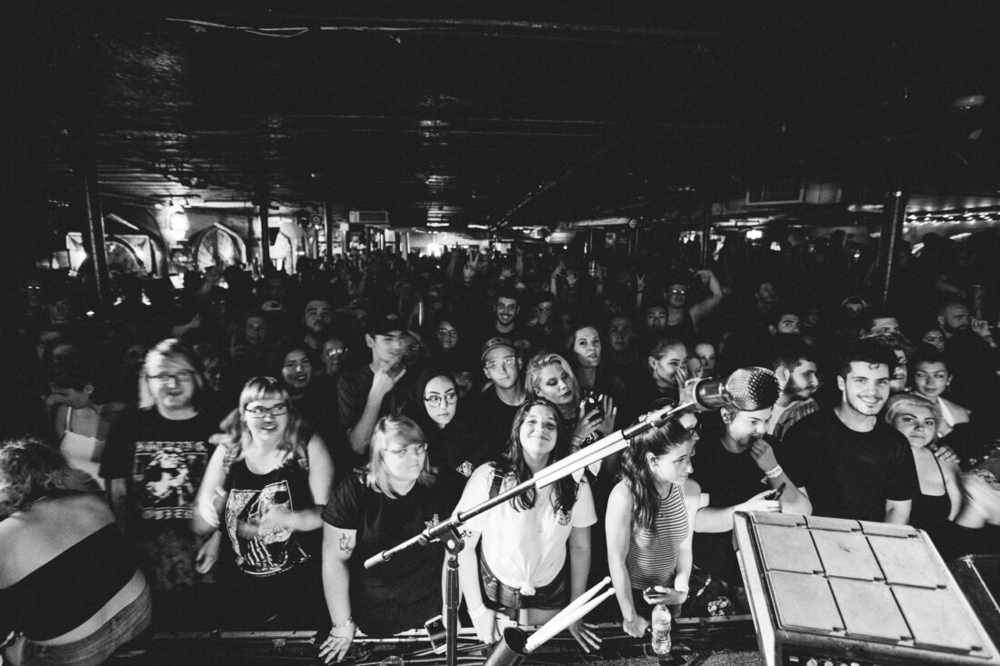 Crowd at The Middle East in Cambridge, MA for nothing, nowhere